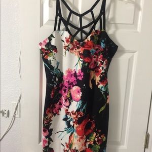 Floral print dress